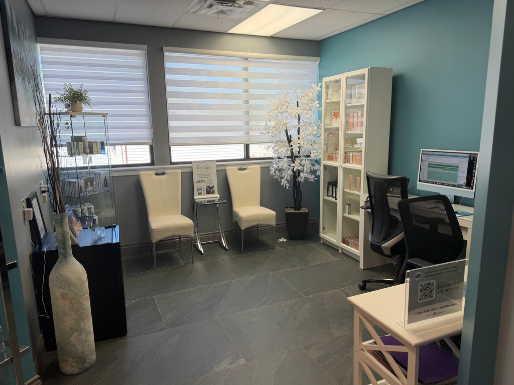 Consultation and product dispensary area at Revitalize Your Health